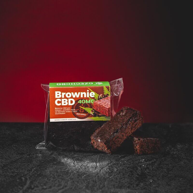 CBD Brownie 40 mg gluténmentes