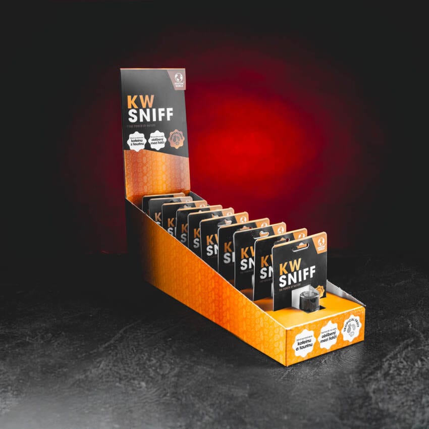 kratom world sniff snuff koffein taurin mentol kratomworld akció kratom world sniff szippantós koffein taurin kratomworld eladás KW Sniff – energizáló por praktikus üvegfiolában, orron keresztüli alkalmazásra. Koffein, taurin és természetes aroma kombinációja a gyors energialöketért kávé vagy energiaital nélkül. Modern megoldás fáradtság esetén, útközben vagy munkahelyen. Stílusos design, diszkrét használat, erős hatás – zsebben hordható energia új szinten. tropical