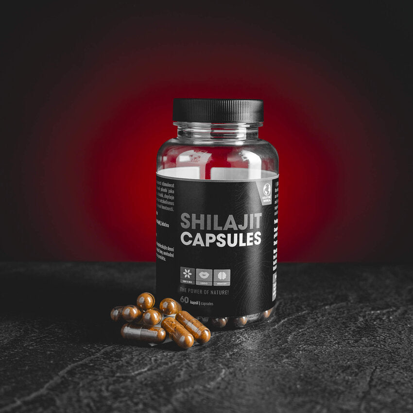 Kratom World shilajit capsules kapszulák libido testosteron 60db energy