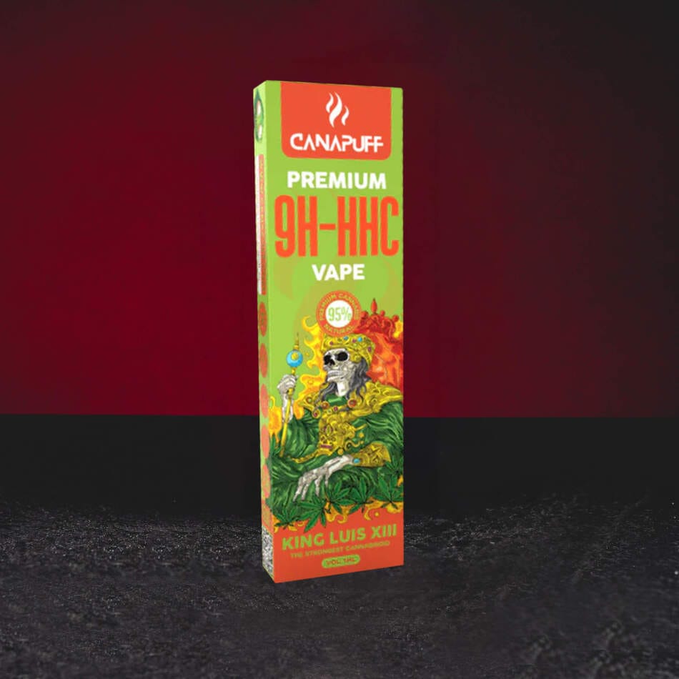 9H-HHC Vape King Luis XIII 95% 1ml – intenzív kush vape fenyő, lime, földes és benzines aromával OG Kush profil ihlette karakterrel