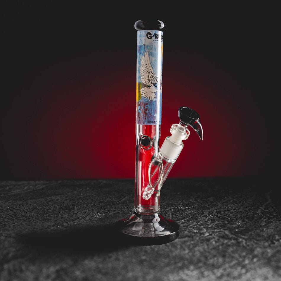 kratom világ bong üveg banksy golyóálló galamb cbd kratomworld