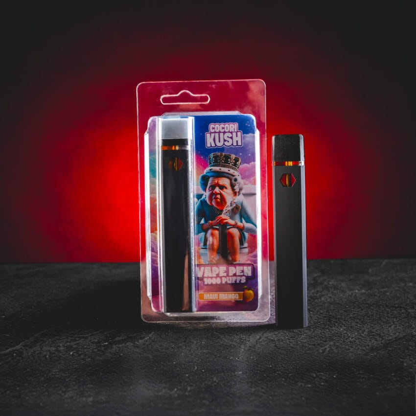 A HEC10 Vape Pen Maui Mango egzotikus, édes mangóízt kínál trópusi hangulattal, modern HEC10 összetétellel az intenzív és kiegyensúlyozott hatásért, tiszta eufóriával és kellemes relaxációval, hosszú, telt ízlecsengéssel.