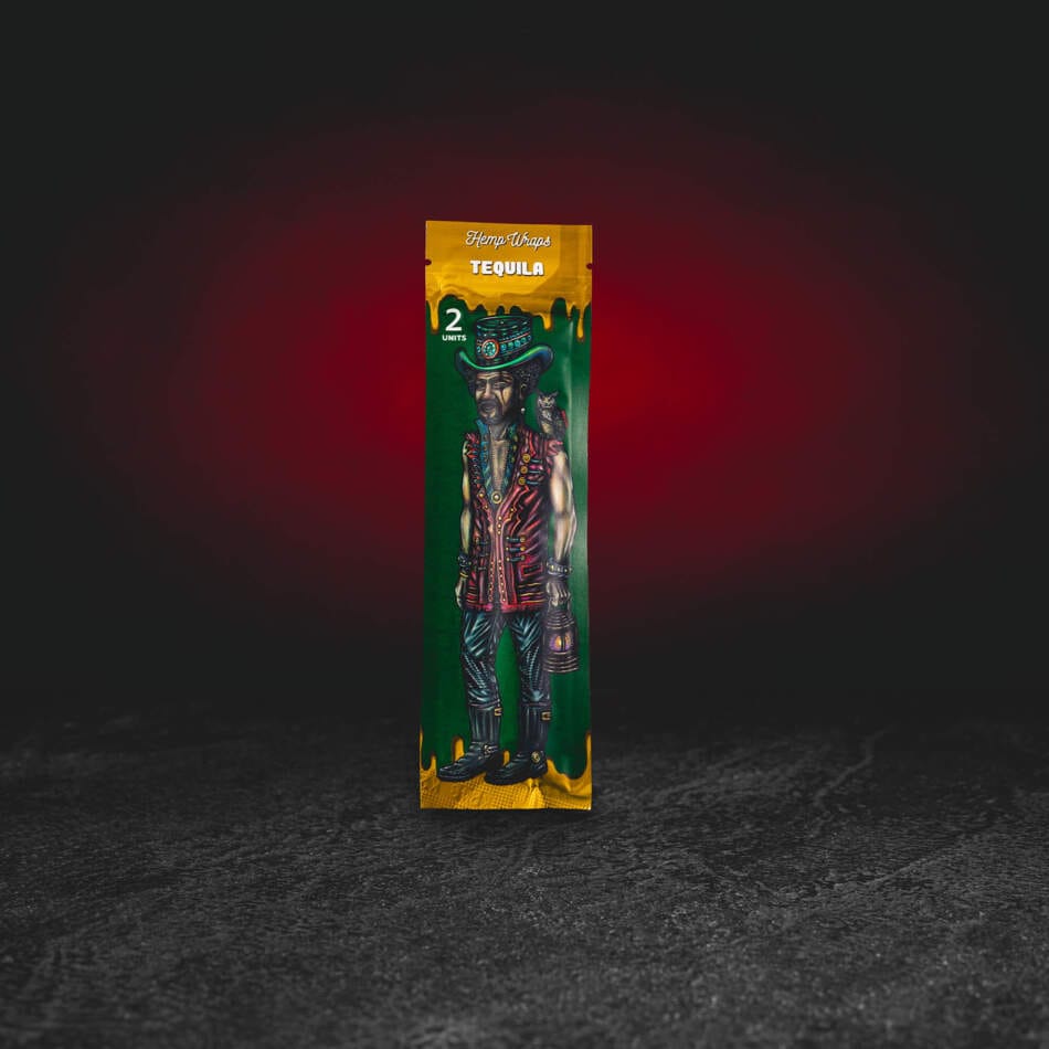 Lion Rolling Circus Hemp Wrap Tequila 2 db – kender blunt wrap terpénekkel és tequila ihlette aromával