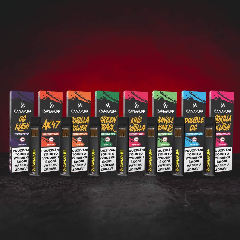 Terpene Vape 1 ml – kannabisz terpén vape kollekció különböző aromaprofilokban