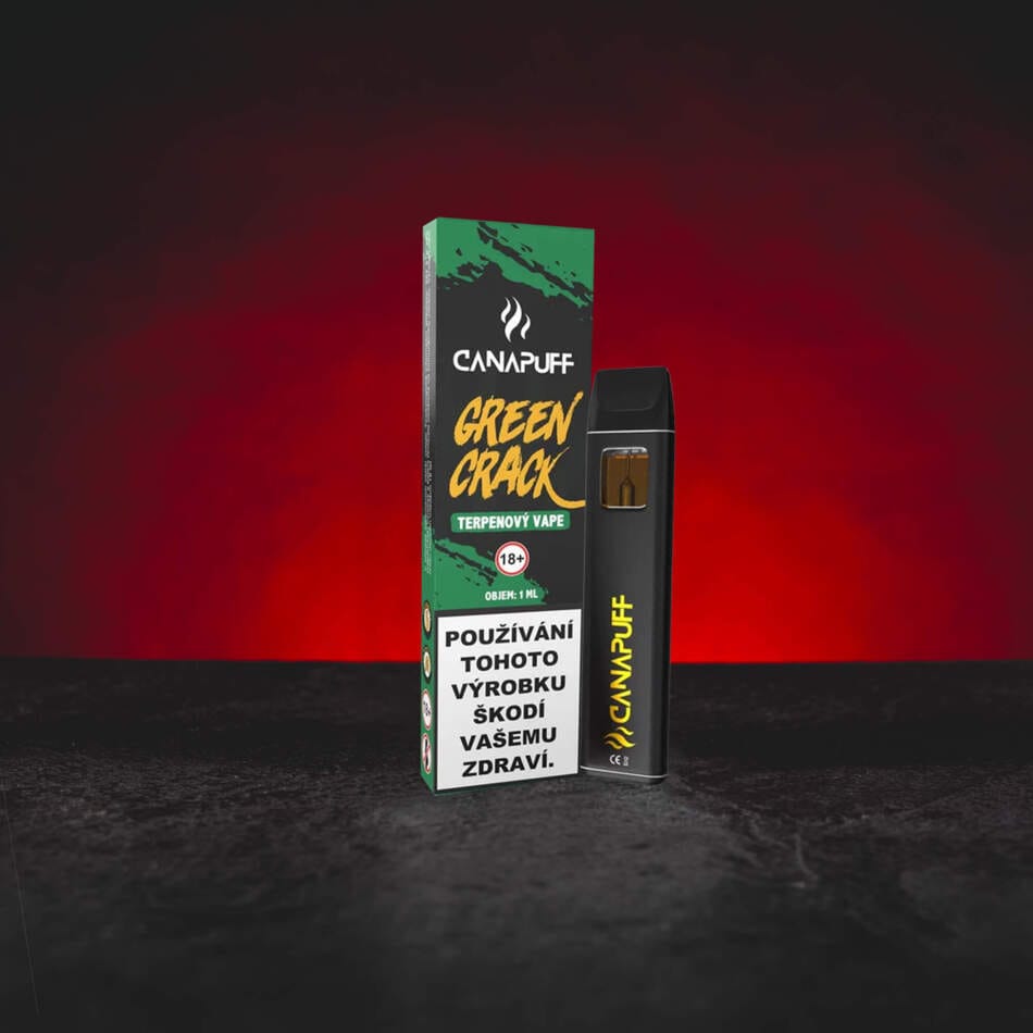 Terpene Vape Green Crack 1 ml – kannabisz terpének citrusos, édes és földes aromával