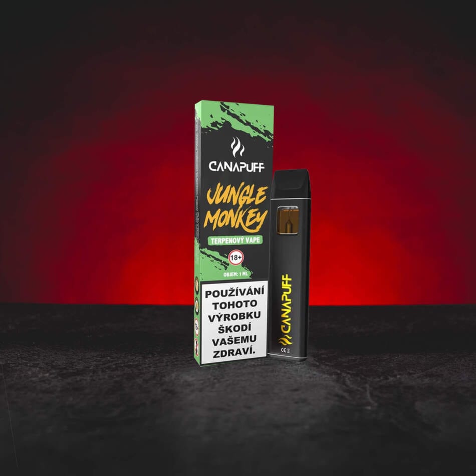 Terpene Vape Jungle Monkey 1 ml – kannabisz terpének trópusi gyümölcsös, citrusos és gyógynövényes jegyekkel