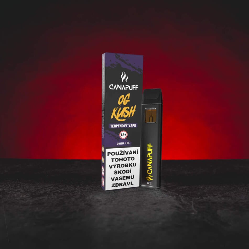 Terpene Vape OG Kush 1 ml – kannabisz terpének citrusos, fenyős és fás aromával