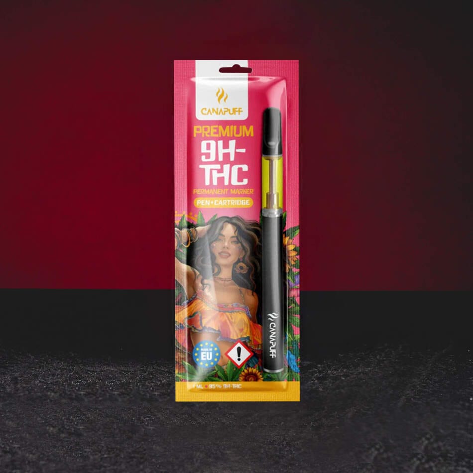 Vape Set 9H-TH 95% 1ml Permanent Marker – modern vape set virágos aromával, édes szőlős tónusokkal és markáns tintás karakterrel